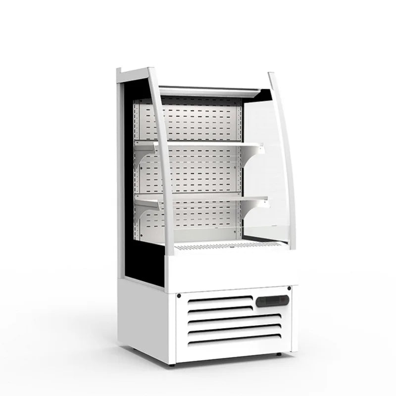 Air Curtain Cabinet Supermarket Milk Fresh-Keeping Cabinet Air-Cooled Vertical Drink Refrigerated Display Cabinet