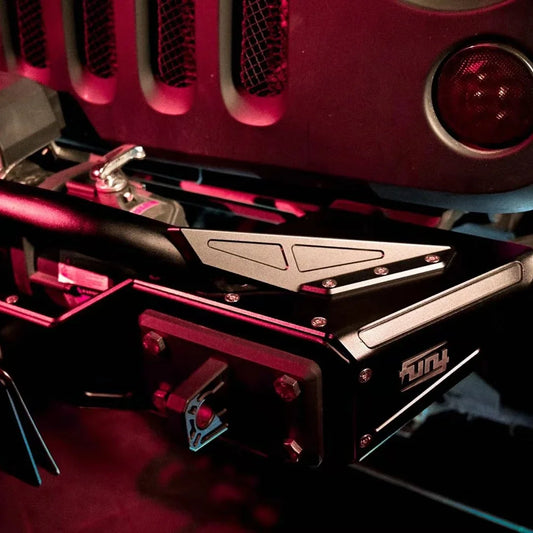 Aluminium Black Front Bumper for jeep wrangler JK 07+ car accessories from Maiker offroad