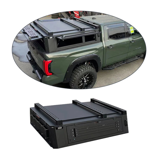 Aluminum Alloy Pickup Accessories Truck Bed Rack System 2023 Tundra Hardtop Canopy for