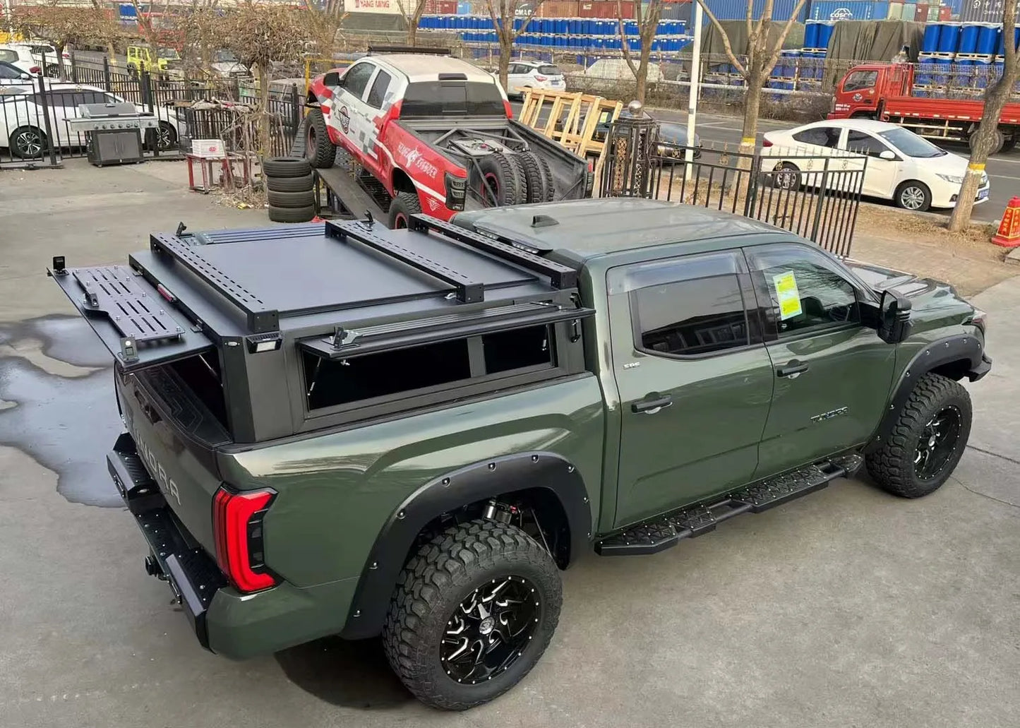 Aluminum Alloy Pickup Accessories Truck Bed Rack System 2023 Tundra Hardtop Canopy for