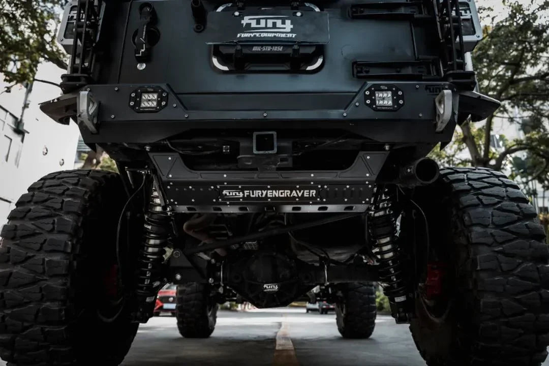 Aluminum Exhaust Pipe Protect Cover for Jeep Wrangler JK JL Heat Insulated Shield Guard 4x4 accessory maiker manufacturer