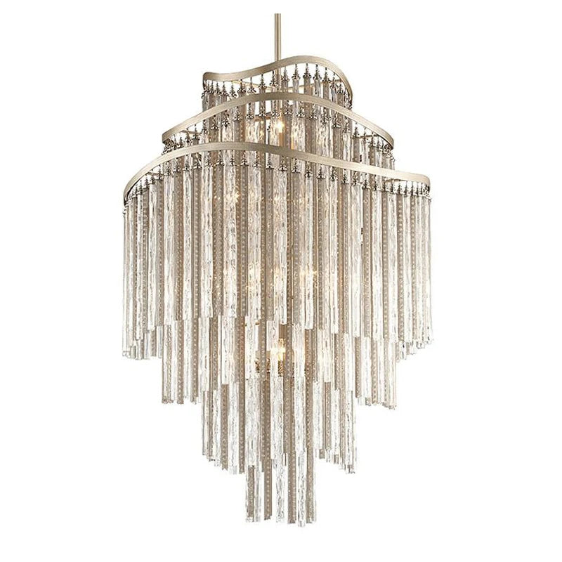 American Tassels Crystal Chandeliers Lights Fixture European Classic Luxurious Chandelier Bedroom Villa Home Hotel Indoor Lamps