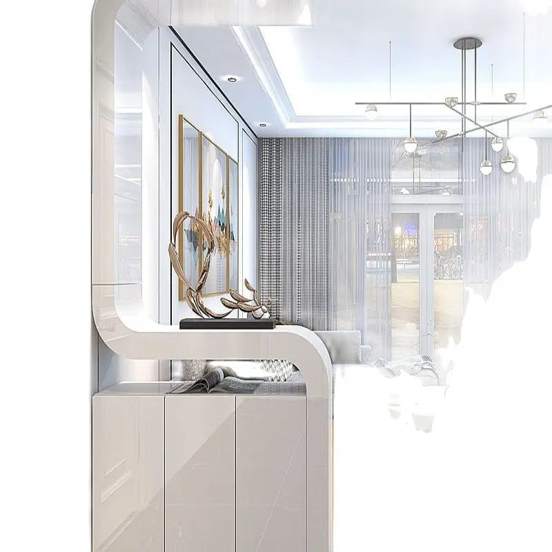 American style porch cabinet, partition cabinet, entrance shoe cabinet, multi-function hall cabinet, simple modern partition scr