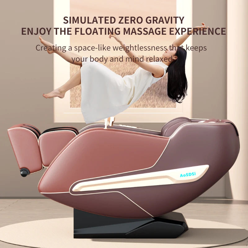 AoSDSi Newest Massage Chair Full Body Electric AI Smart Recliner SL Track Zero Gravity For Home Office Shiatsu 4D Massage Chairs