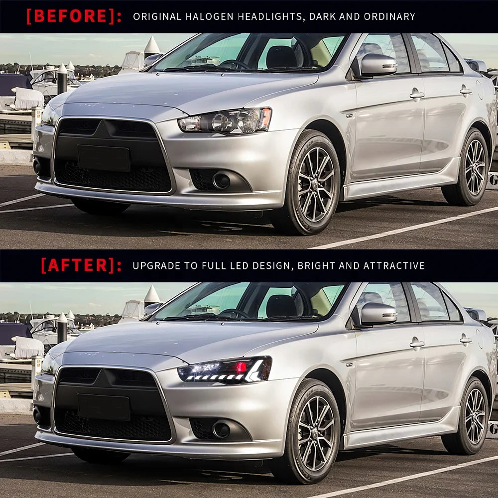 Archaic Großhandel Scheinwerfer sequent ail Zubehör LED-Scheinwerfer 2008-up für für Galant/ Lancer ex Fortis LED Lancer x