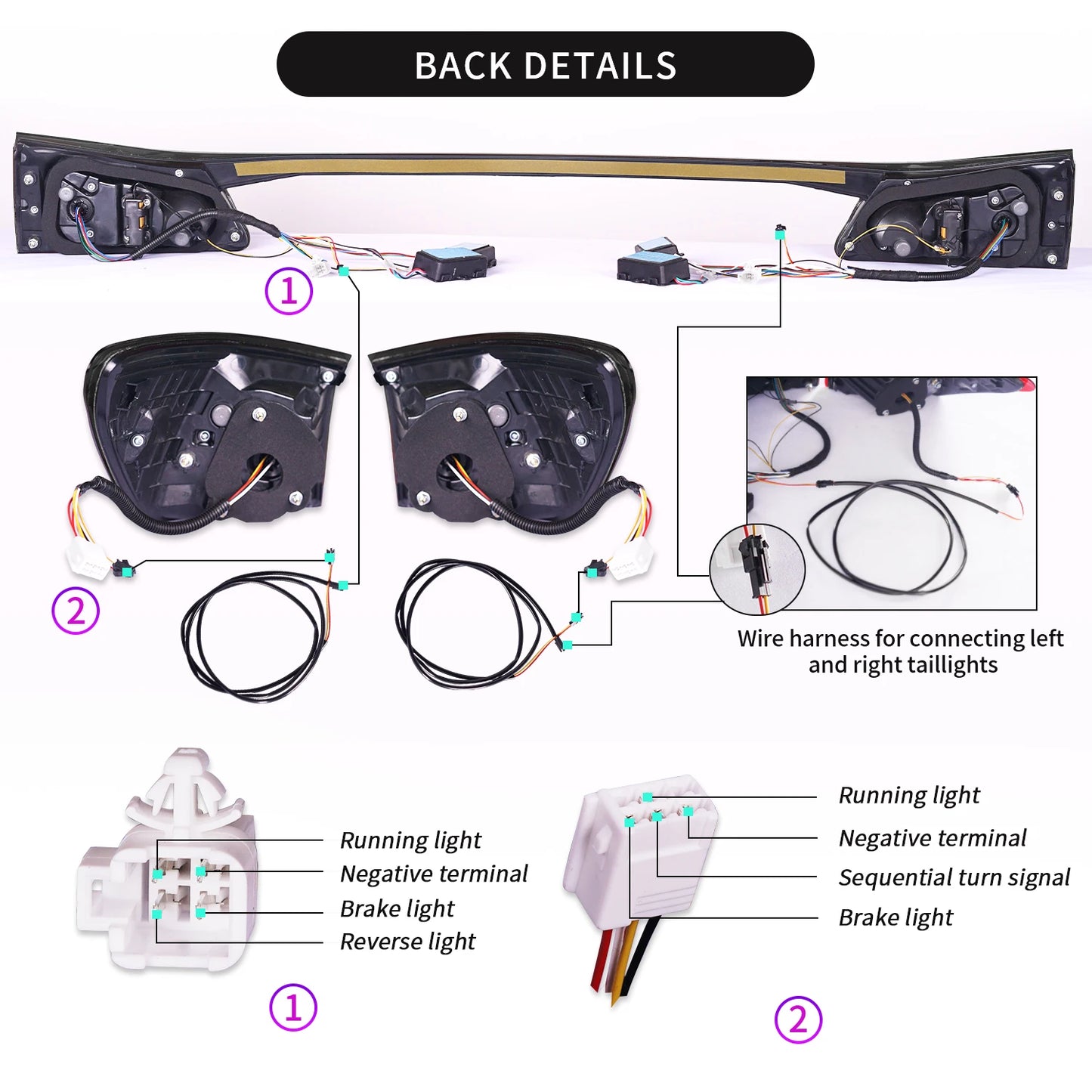 Archaisch modifizierte LED-Rück leuchte IS250 IS350 ISF IS250 Rücklichter 2006-2012