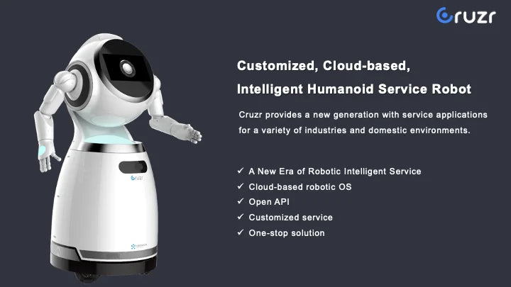 Auto Charge Intelligent robot consultant humanoid smart service reception face recognition greeting