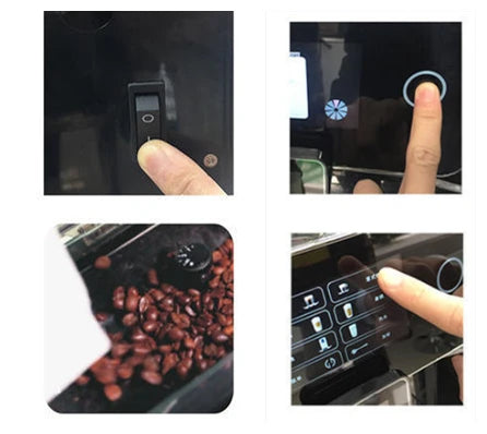 Auto smart cafe commercial professional fully automatic espresso coffee cappuccino vending coffe making machine automatic prices