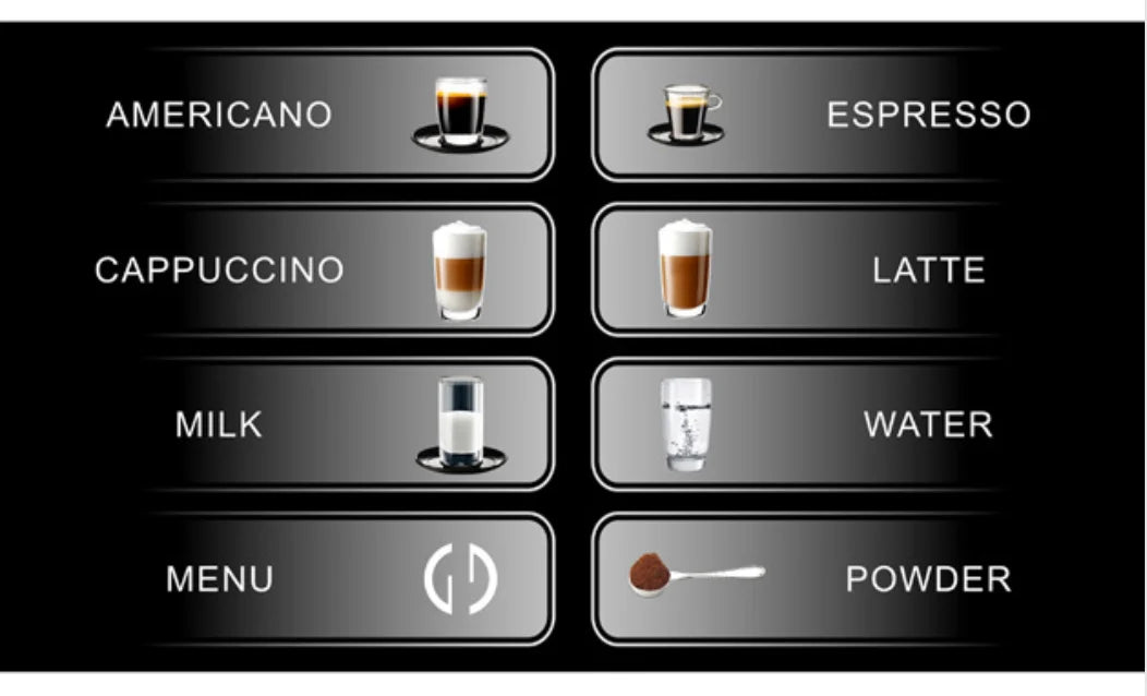 Auto smart cafe commercial professional fully automatic espresso coffee cappuccino vending coffe making machine automatic prices
