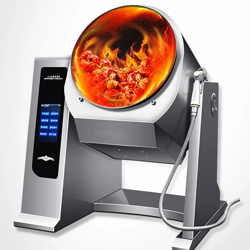 Automatic frying machine Full intelligent robot 2022 new type frying pan, frying rice, dining room, large drum frying machine