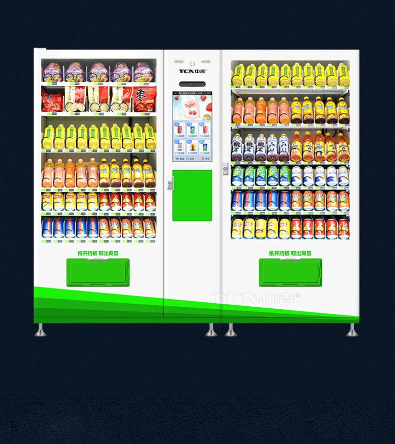 Automatic vending machine, touch screen, facial brush, super large combination machine, beverage machine, food machine, unmanned