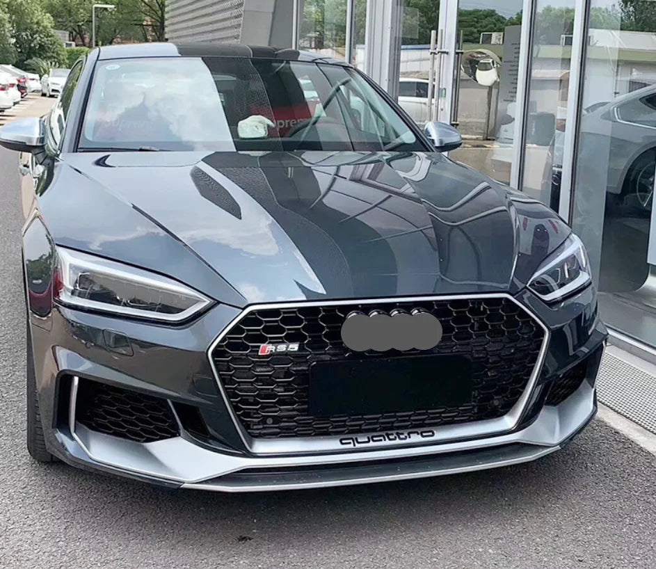 Automotive Parts RS5 Type Front Bumper Body Kits For A5 2017-2019 Facelift RS5 Front Bumper With Grill