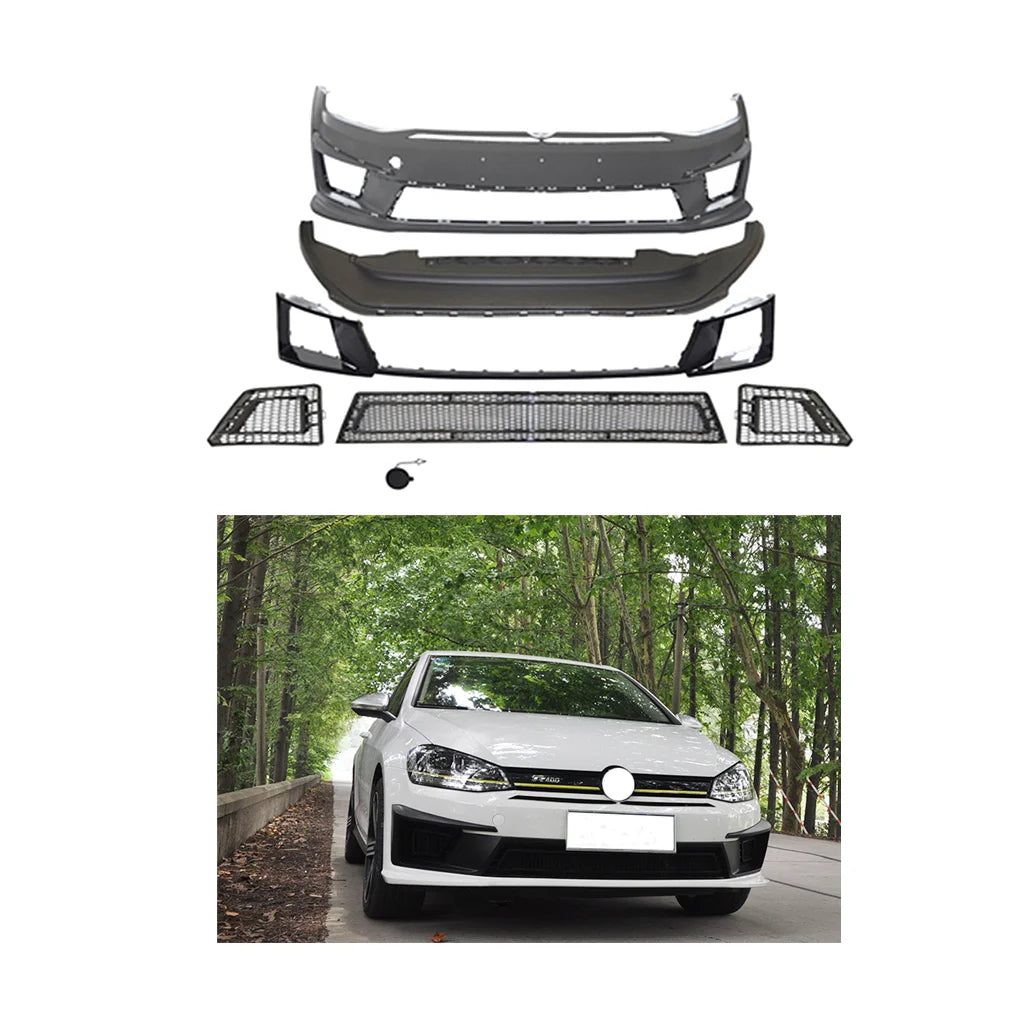 Autoteile Front stoßstange R400 Kit Für GOLF 7 MK7 2013-2017 Upgrade VW GOLF 7 R400 Body Kit