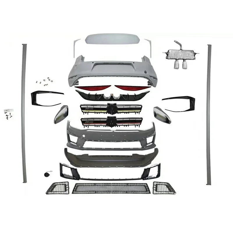 Autoteile Front stoßstange R400 Kit Für GOLF 7 MK7 2013-2017 Upgrade VW GOLF 7 R400 Body Kit
