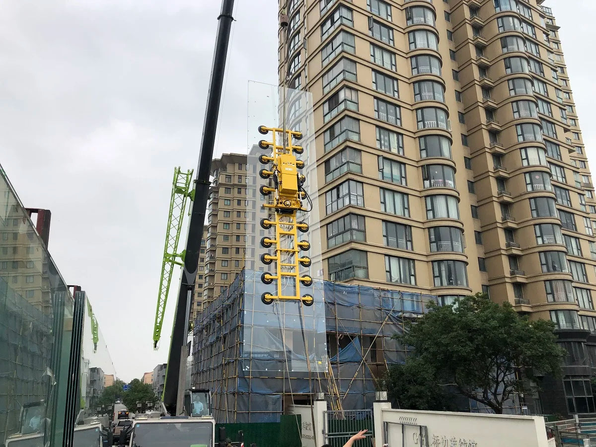 Awovolift Glass Vacuum Suction Lifting Equipment Hydraulic Turnover Rotary Vacuum Suction Crane Making More Convenient To Use