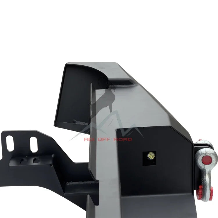 B10 Factory High Quality Pickup truck ute Off road Steel Rear Bumper with LED Light Shackle Trailer Hook L200 Triton