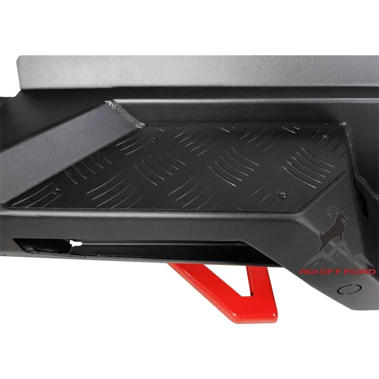 B12 model 4x4 pickup ute rear bumper Steel bumper with LED light shackle tow hitch for RANGER T9 2022+