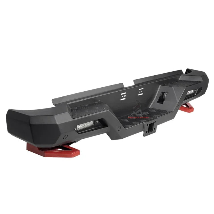 B12 model 4x4 pickup ute rear bumper Steel bumper with LED light shackle tow hitch for RANGER T9 2022+