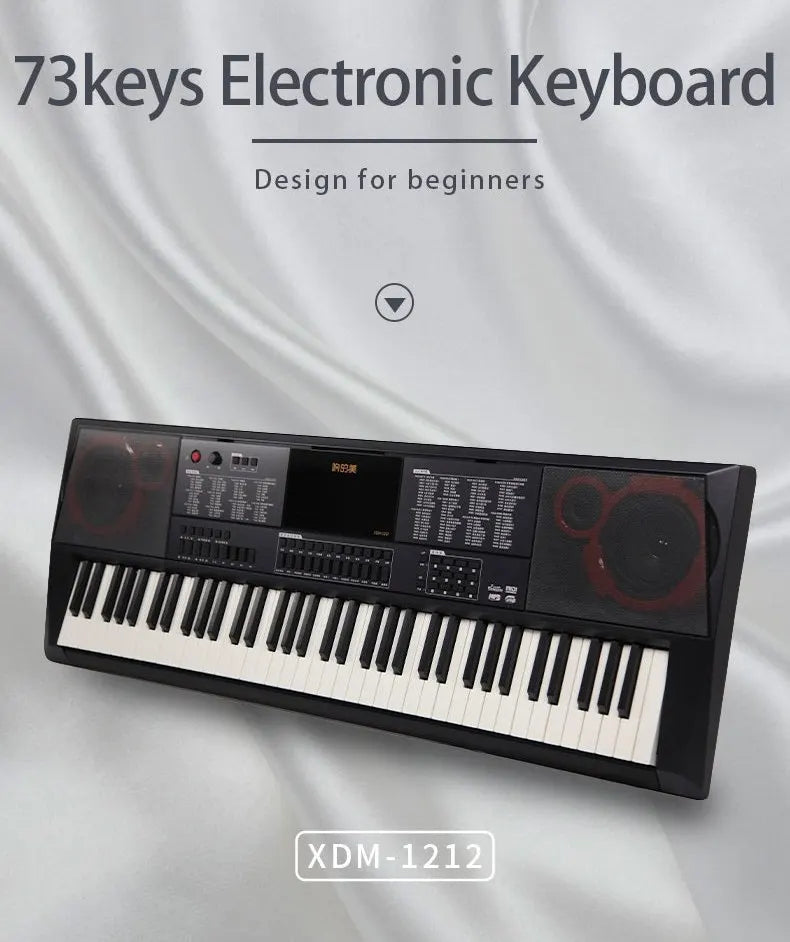 BF-1212 73 Keys Keyboard Electronic Organ Digital Piano Keyboards