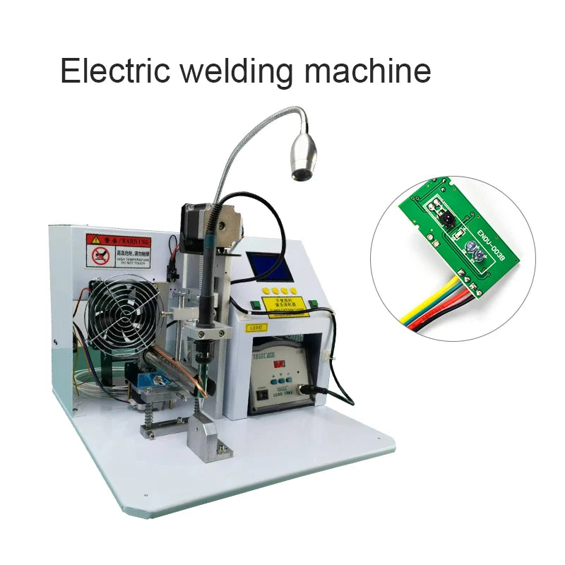 BORX 220V/110V Electric Soldering Machine Pedal Type Semi Automatic Soldering Station Power Plug USB Spot Welding Equipment