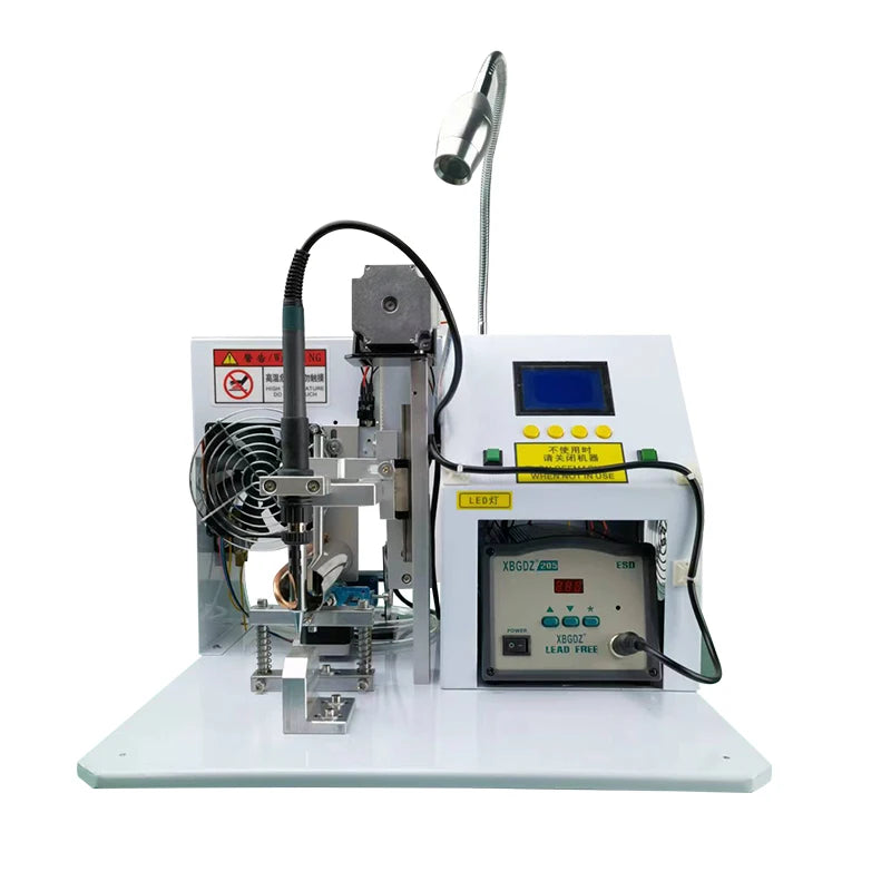 BORX 220V/110V Electric Soldering Machine Pedal Type Semi Automatic Soldering Station Power Plug USB Spot Welding Equipment