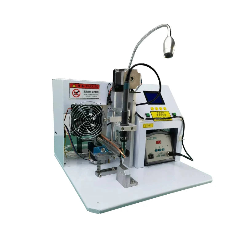 BORX 220V/110V Electric Soldering Machine Pedal Type Semi Automatic Soldering Station Power Plug USB Spot Welding Equipment