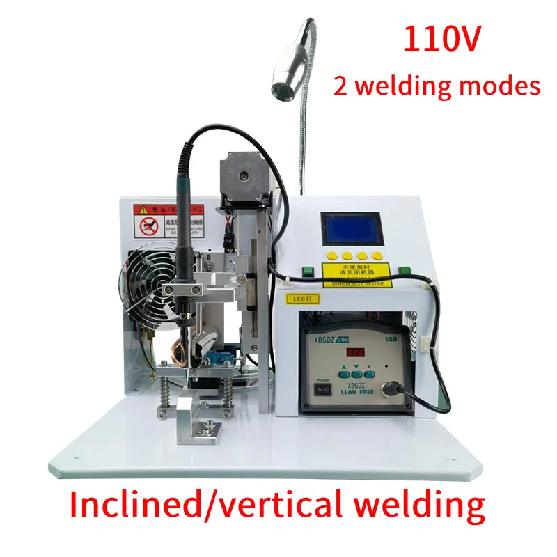 BORX 220V/110V Electric Soldering Machine Pedal Type Semi Automatic Soldering Station Power Plug USB Spot Welding Equipment