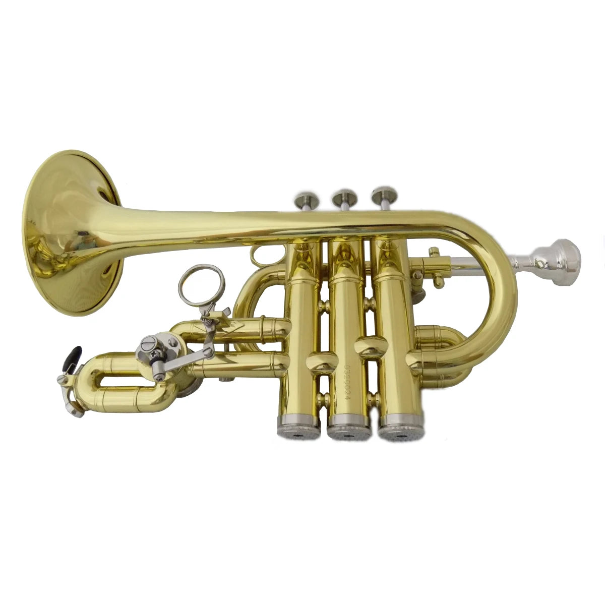 Bb/A Piccolo Trumpet Musical Instruments Brush Finishes Yellow Brass Body with Mouthpiece Case