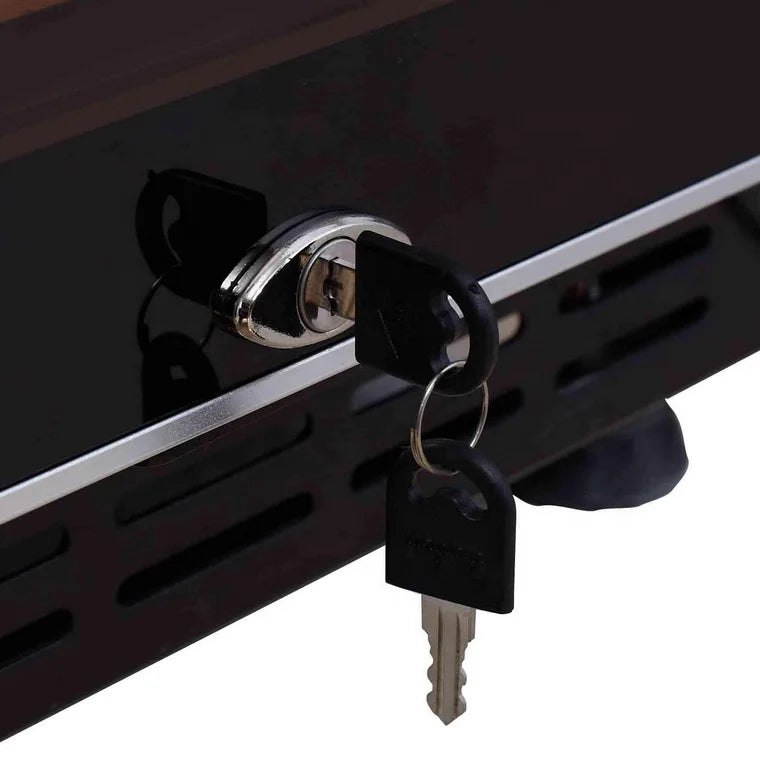 Best Selling French Side By Side Glass Door No-frost Stainless Steel Custom Wine Fridge