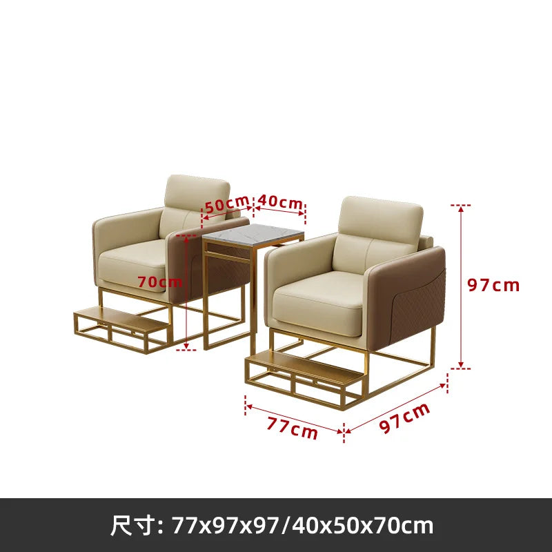 Billiards Room, Dedicated for Watching Matches, Single Person Sofa, Table and Chair Combination, Billiards Hall Sofa, Booth