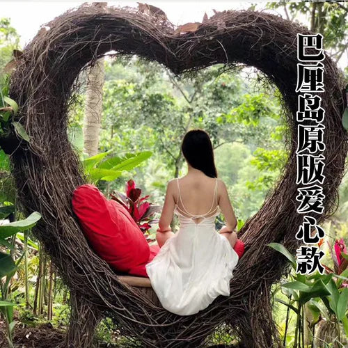 Bird's Nest Swing Scenic Spot Wedding Shooting Props Creative Hanging Round Bed Outdoor B&B Bird's Nest