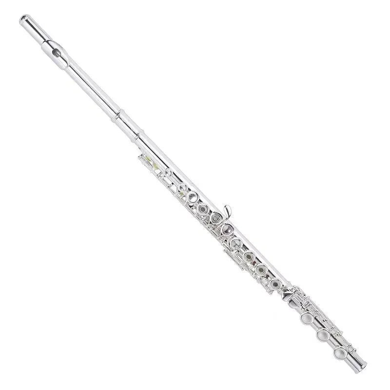 Bright Voice Yamahas YFL-472H Middle Level Flute Open Hole Flute-C Musical Instruments for Beginners Plated Sterling Sliver