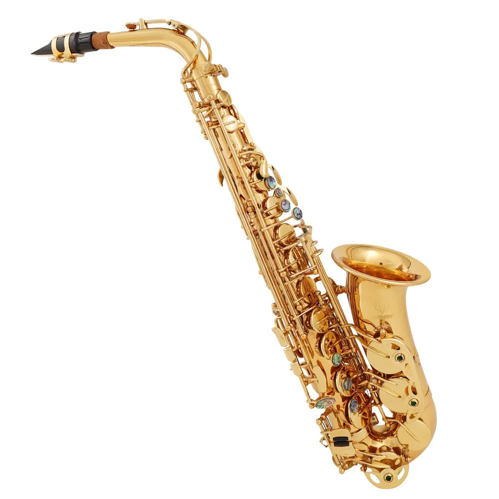 MMOOKA Bullfighter S-10 Gold Lacquer wind Instrument professional Sax Bb pad Alto Saxophone melody selme saxophone with case