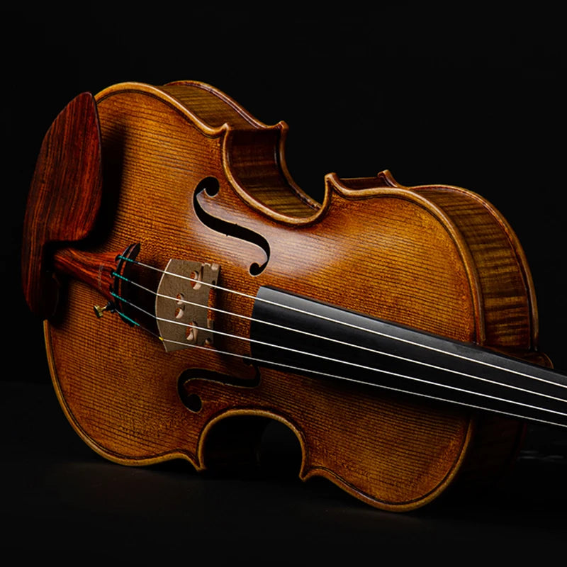 MMOOKA CHRISTINA Professional Violin S800 NEW Model One-piece Fine Flame Maple Back Rosewood Fittings European Premium Spruce 4/4 Size