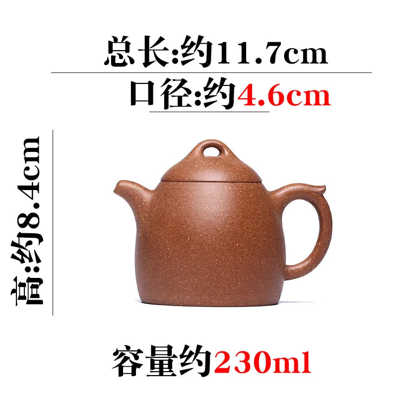 Caghu Tiaxia Yixig Zisha Pot Pure Hadmade High Grade Tea Set Origial Mie, Jiacag Laodua Mud Soaked Qi