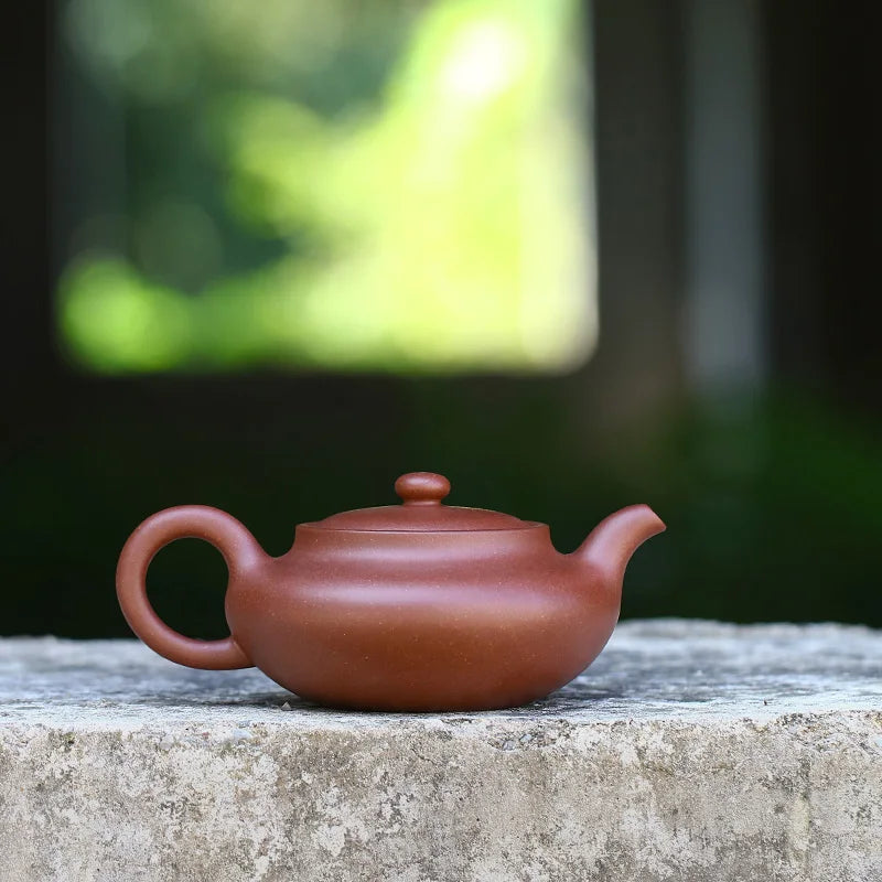Canghu Tianxia Yixing Pure Handmade Purple Clay Pot Tea Set Making Original Mine Bottom Slot Clear Flat Belled