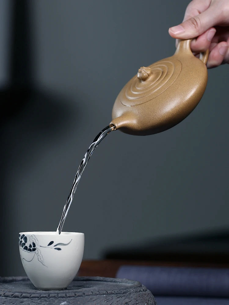 Canghu Tianxia Yixing Purple Clay Pot Pure Handmade Kung Fu Tea Set Original Mine Benshan Section Mud Full