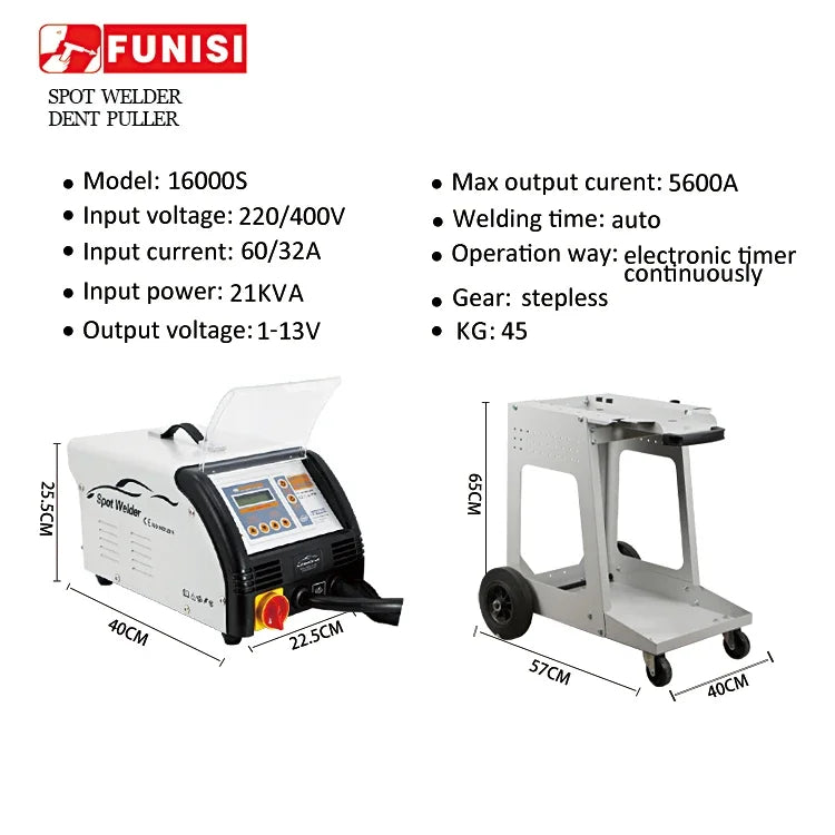 Car Tools kits portable spot welding machine auto dent puller pulling equipment vehicle body repair spot welding machine