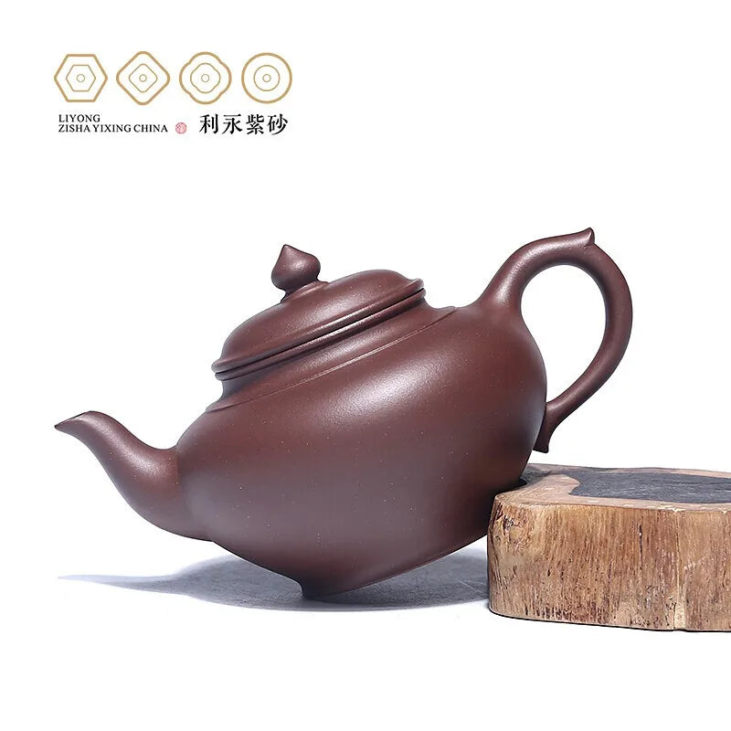 Centennial Liyong Purple Clay Pot Yixing Pure Handmade Famous Teapot Household Kung Fu Tea Set Raw Ore Purple Clay Xiao Ying Tea