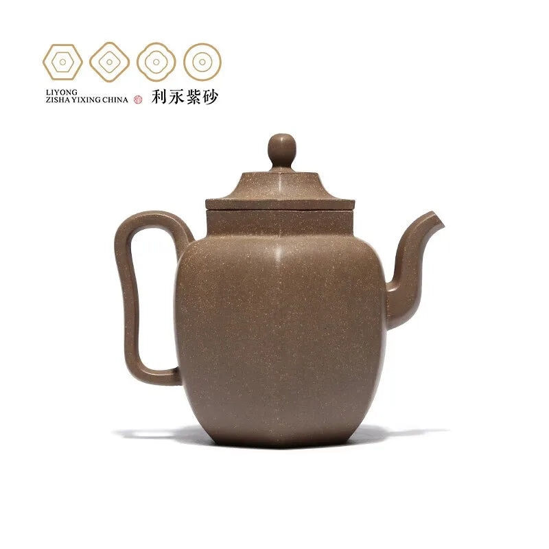 Centennial Liyong Purple Clay Pot Yixing Pure Handmade Famous Teapot Household Kung Fu Tea Set Raw Ore Green Segment Mud Han Pal
