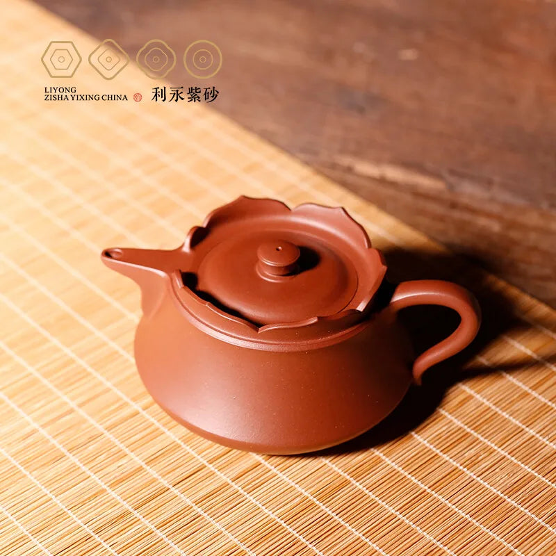 Centennial Liyong Yixing Famous Master Zhou Yuanchun Handmade Purple Clay Pot Raw Ore Kung Fu Tea Set Teapot Monk Hat Pot Zhou Y