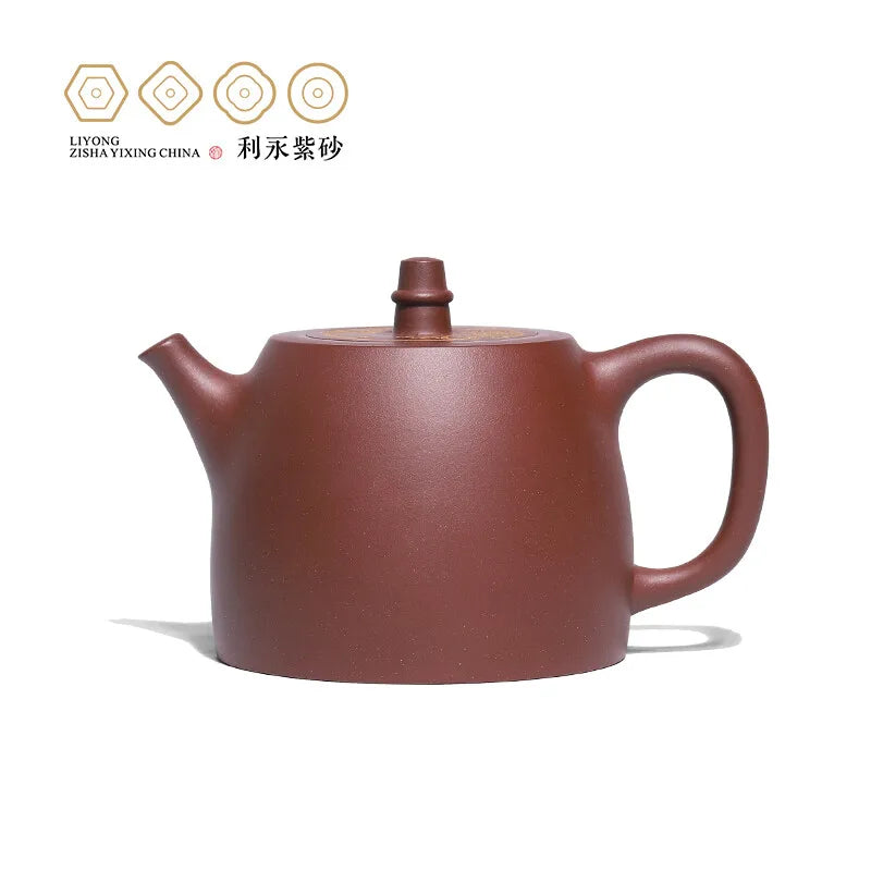 Centennial Liyong Yixing Famous Pure Handmade Purple Clay Pot Raw Ore Bottom Trough Clear Kung Fu Tea Set Teapot Prosperity Brou