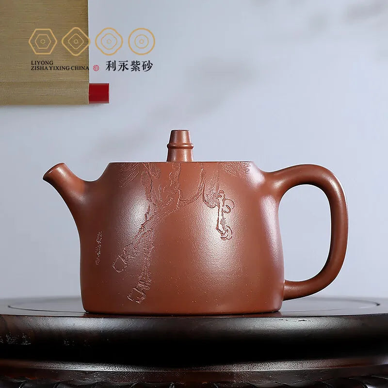 Centennial Liyong Yixing Famous Pure Handmade Purple Clay Pot Raw Ore Bottom Trough Green Handuo · Benma Kung Fu Tea Set Teapot