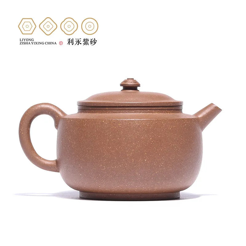 Centennial Liyong Yixing Famous Pure Handmade Purple Clay Pot Raw Ore Old Segment Mud Mantang Business Pot Kung Fu Tea Set Teapo