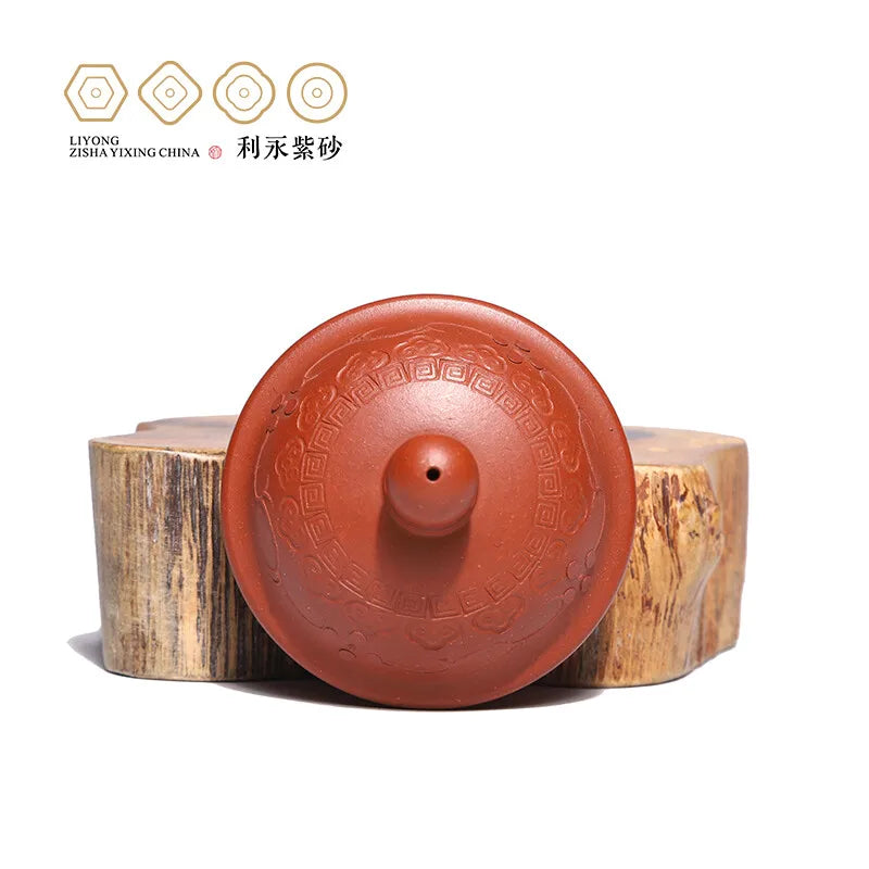 Centennial Liyong Yixing Famous Pure Handmade Purple Clay Pot Raw Ore Plain Cement Clay Painting GD Pot Kung Fu Tea Set Teapot 2