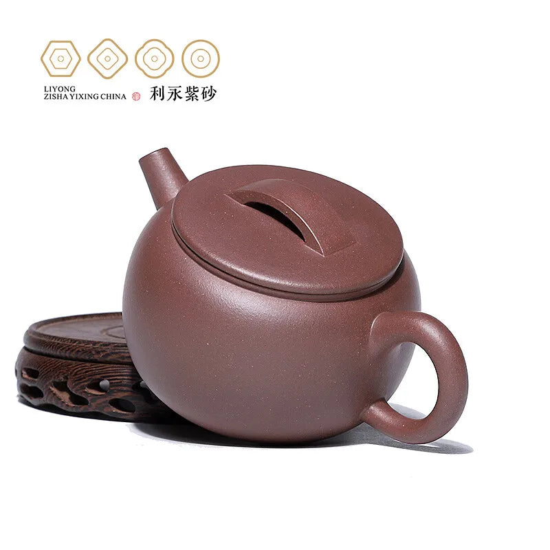 Centennial Liyong Yixing Famous Pure Handmade Purple Clay Pot Storage Wei Zhen Raw Ore Purple Clay Han WA Gu Yun Pot Kung Fu Tea