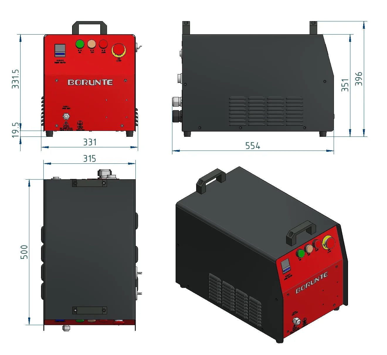 Cheap Price 6 axis Industrial Handing Mig Automatic Welding Robot for Station