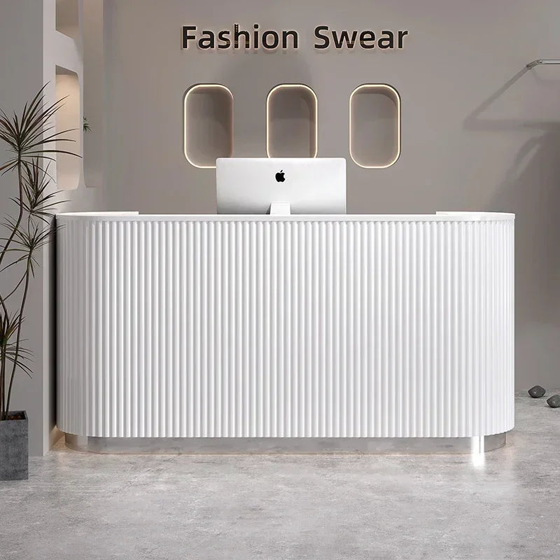 Checkout Shop Reception Office Standing cassiere tavolo Cash Business Counter Store Light Luxury Schreibtisch Furniture