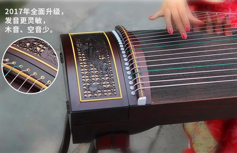 China Guzheng Professional Musical Instruments Zither Digging Inlay String Instruments Guzheng Accessories with Vinger Tape