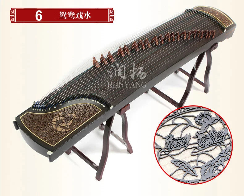 China Guzheng Professional Musical Instruments Zither Digging Inlay String Instruments Guzheng Accessories with Vinger Tape